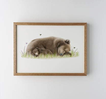 Sleeping Bears Print