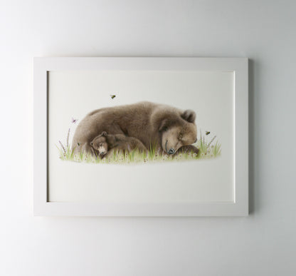 Sleeping Bears Print