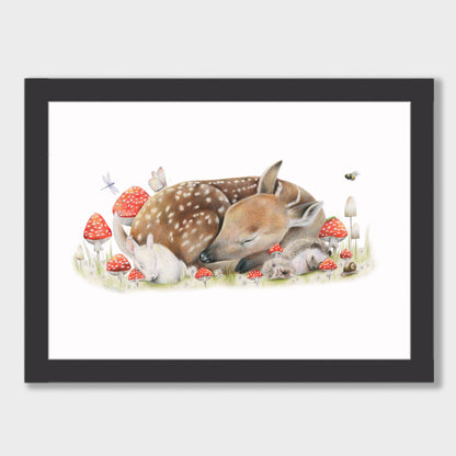 Sleeping Doe Print