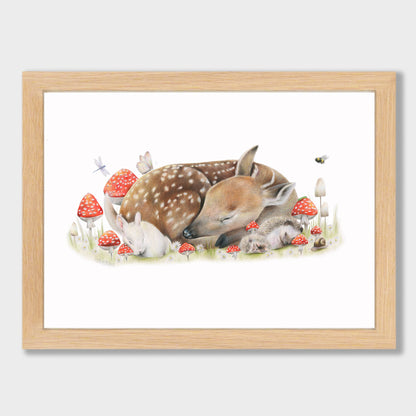 Sleeping Doe Print
