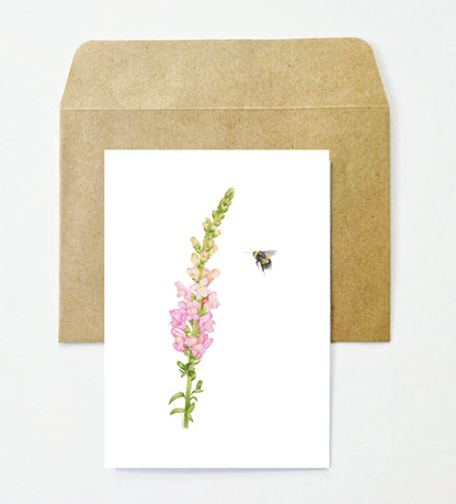 Flowers and Bees 12 Pack Greeting Card set