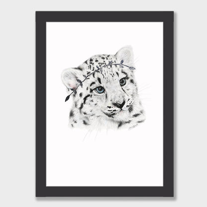 Snow Leopard Cub Print