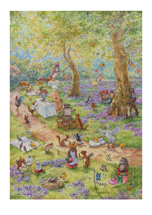 Original 'The Market' Collaboration piece between Olivia Bezett and Josephine Davis