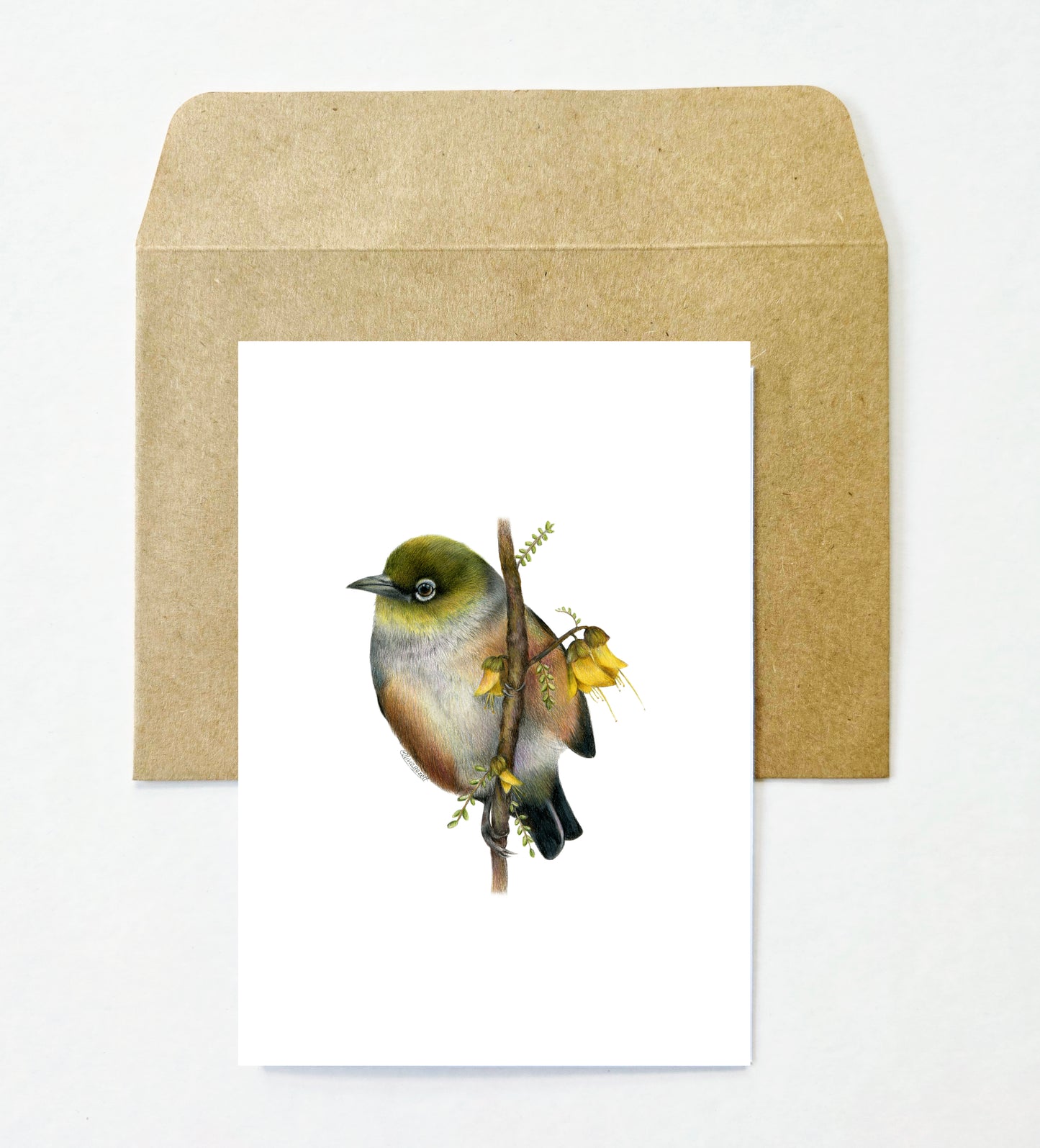 Waxeye Greeting Card