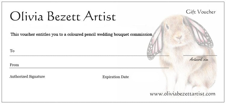 Wedding Bouquet Commission Gift Voucher