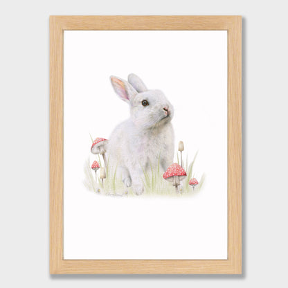 White Rabbit Print