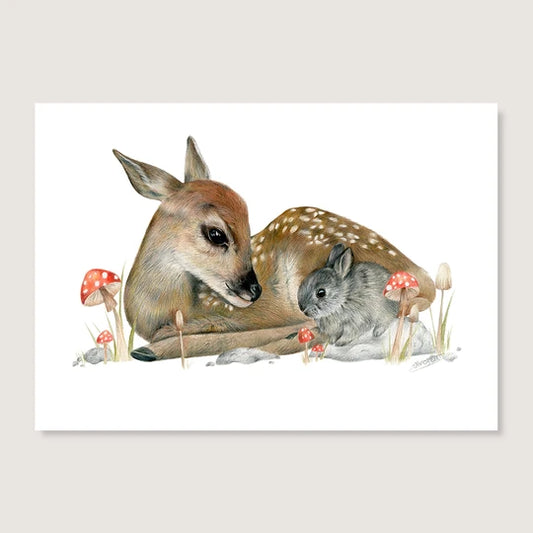 SALE - Bambi print A4