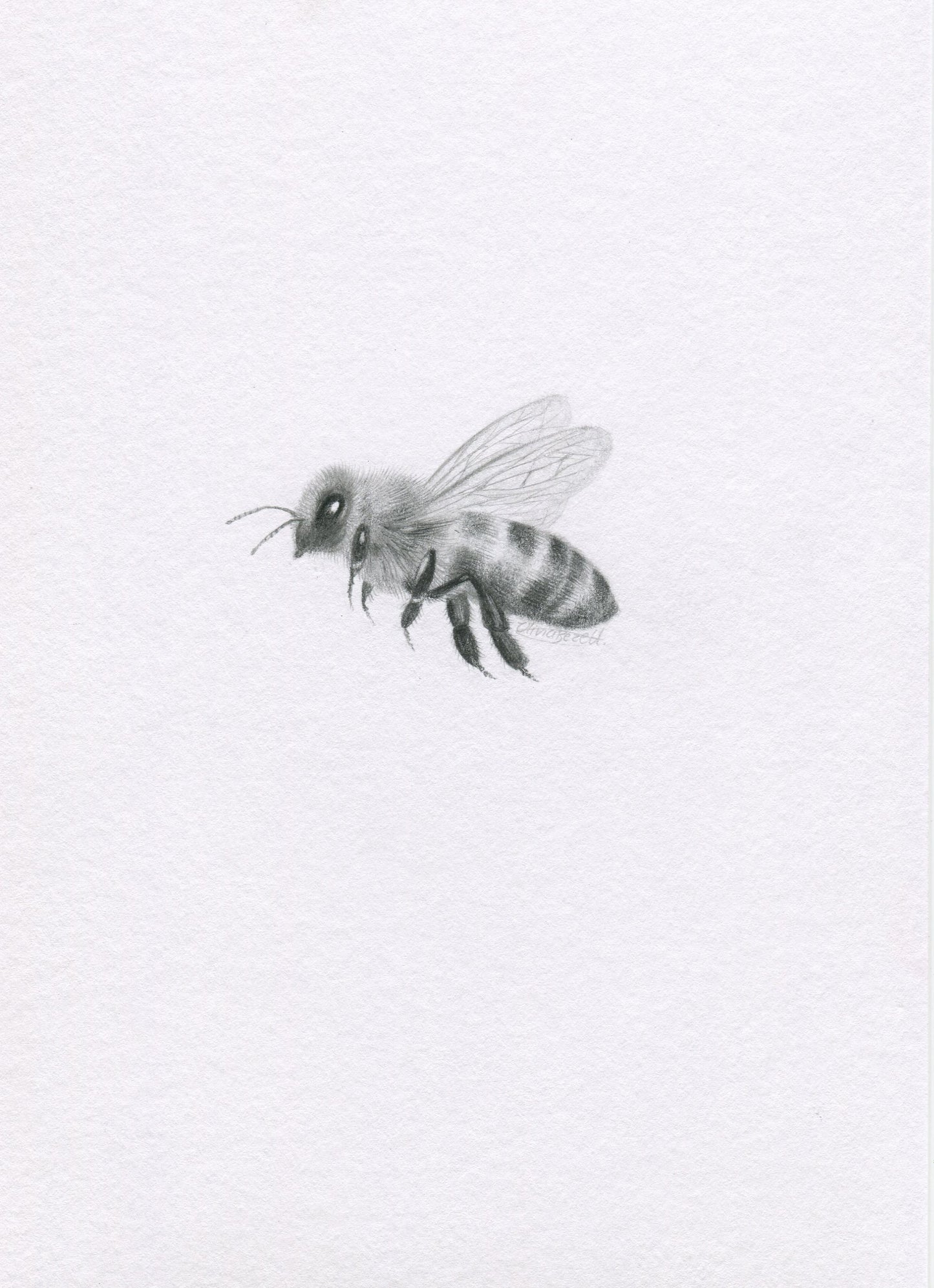 Mini one-off original 'Honey bee 4'