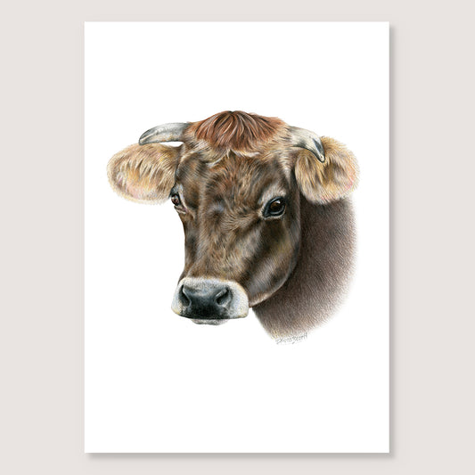 SALE - Cow print A5