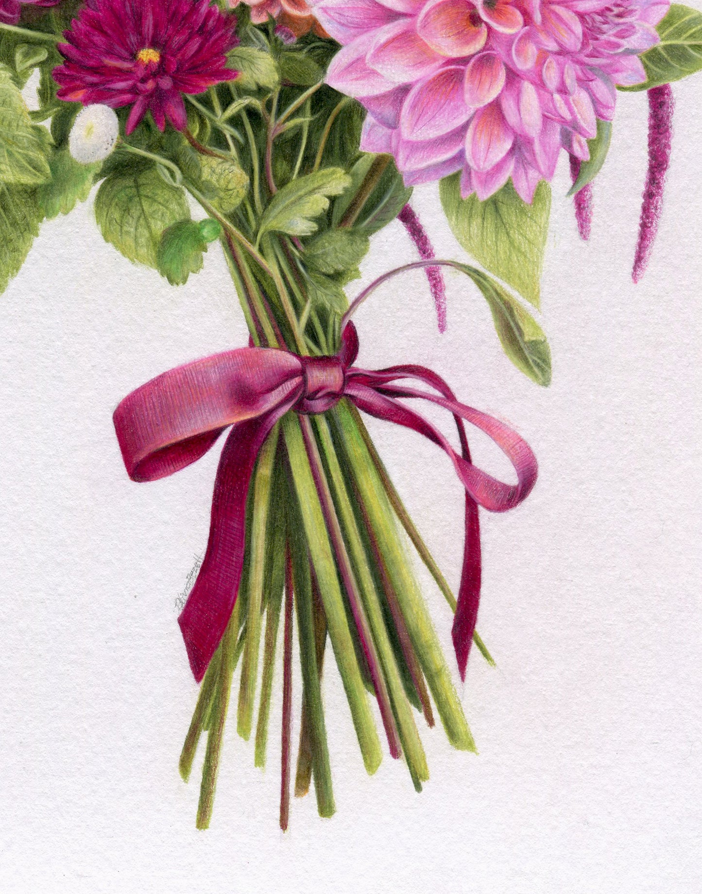Original 'Dahlia Bouquet'