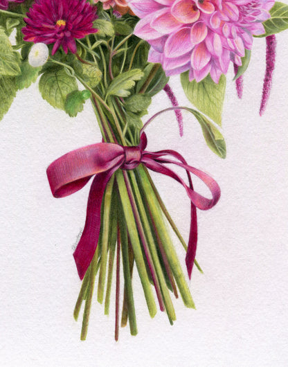 Original 'Dahlia Bouquet'