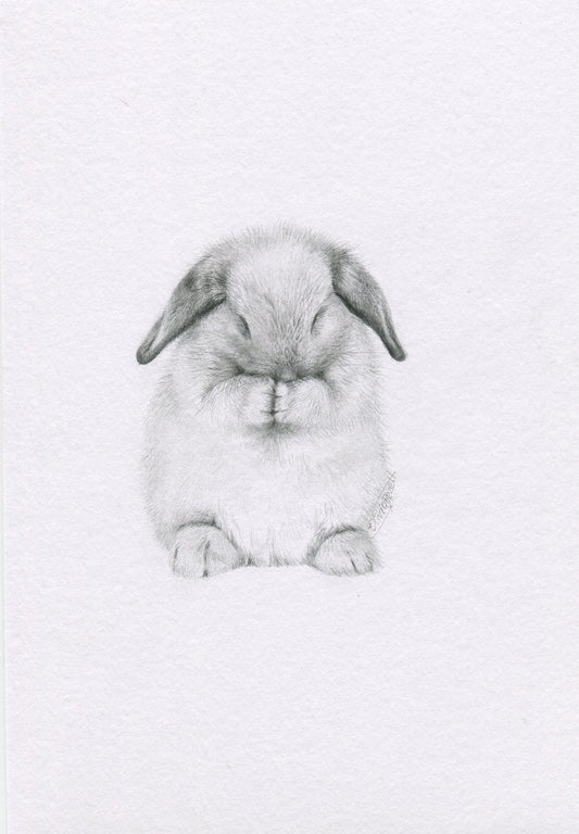 Mini one-off original 'Graphite Bun 1'