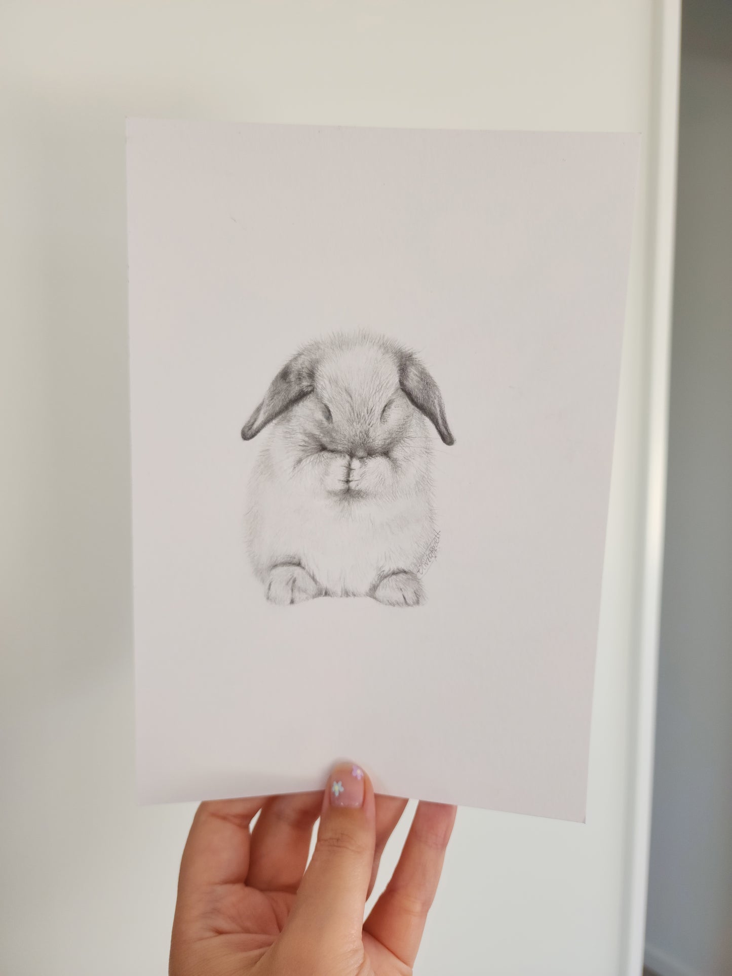 Mini one-off original 'Graphite Bun 1'