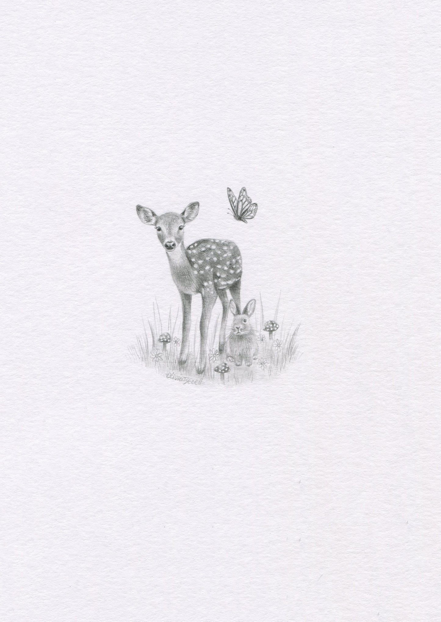 Mini one-off original 'Bambi and Friends'