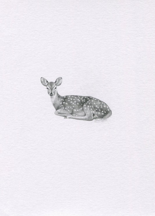 Mini one-off original 'Spotted Doe'