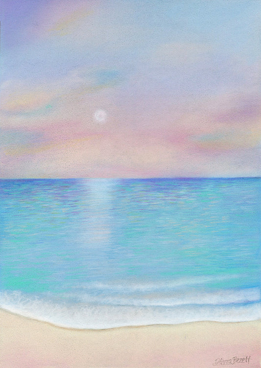 'Pastel Seas' Pastel Original