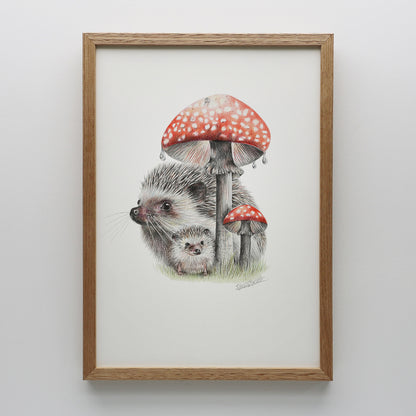 Mushroom Umbrella Print